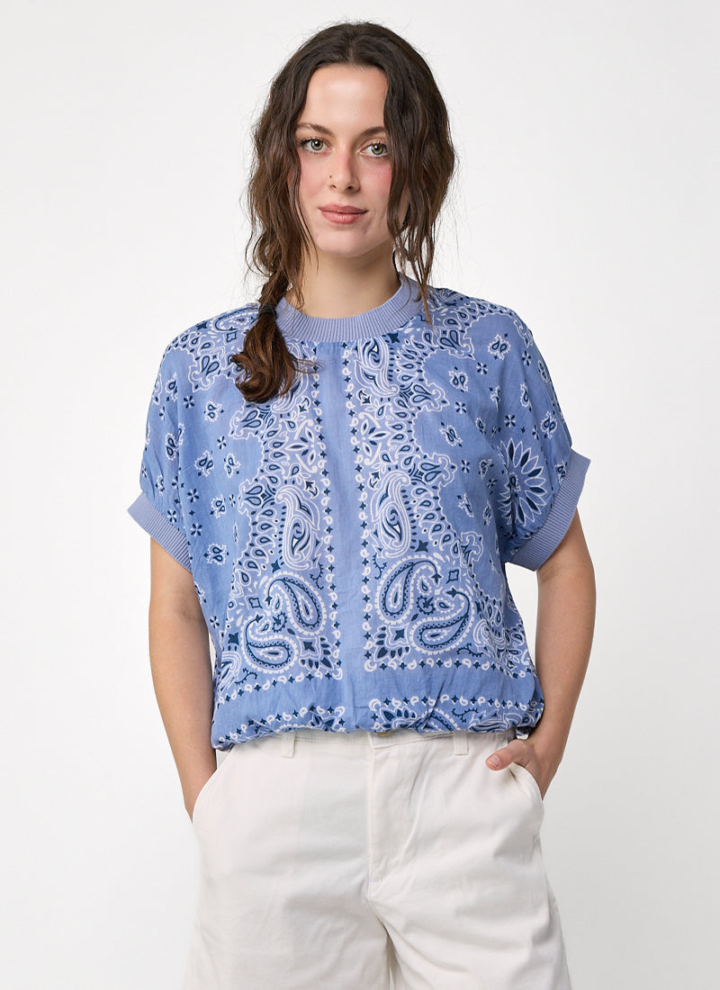 e Bandana Print Blouse by CIRCUS + CO at Andrews