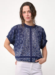 CIRCUS + CO Bandana Print Blouse