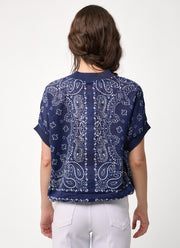 CIRCUS + CO Bandana Print Blouse