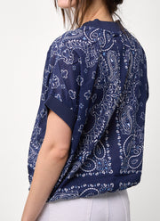 CIRCUS + CO Bandana Print Blouse