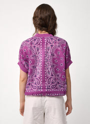 CIRCUS + CO Bandana Print Blouse