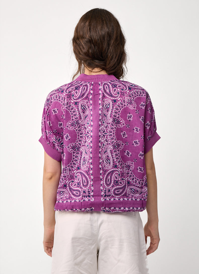  Bandana Print Blouse by CIRCUS + CO at Andrews 