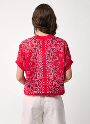 CIRCUS + CO Bandana Print Blouse