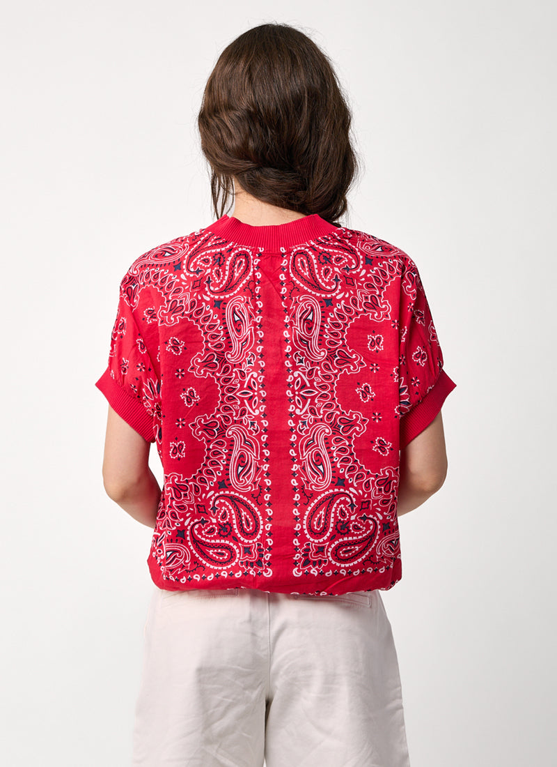  Bandana Print Blouse by CIRCUS + CO at Andrews 