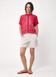 CIRCUS + CO Bandana Print Blouse