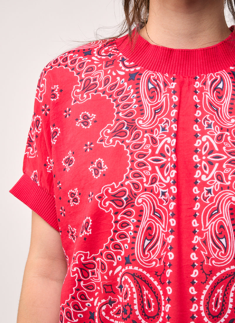  Bandana Print Blouse by CIRCUS + CO at Andrews 