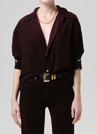 Citizens of Humanity Kayla Shirt Eggplant