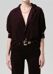 Citizens of Humanity Kayla Shirt Eggplant