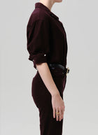 Citizens of Humanity Kayla Shirt Eggplant