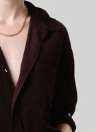 Citizens of Humanity Kayla Shirt Eggplant