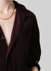 Citizens of Humanity Kayla Shirt Eggplant