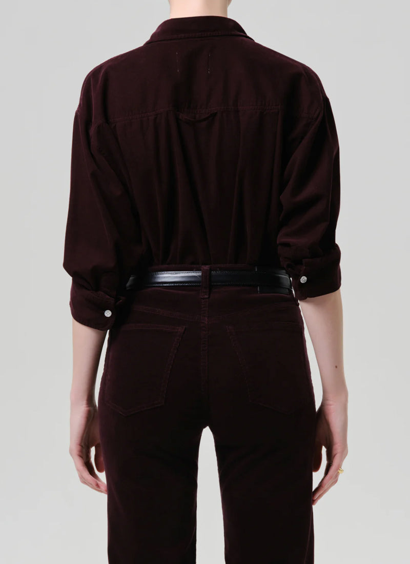 Citizens of Humanity Kayla Shirt Eggplant