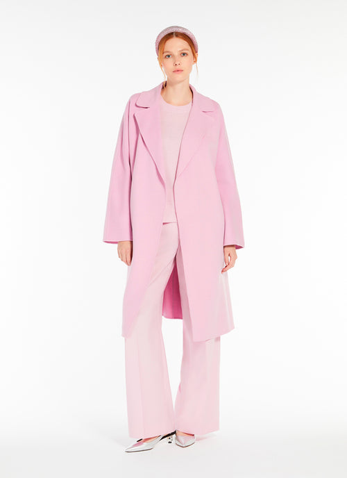 Max Mara Weekend Civada Double Faced Wool Wrap Coat