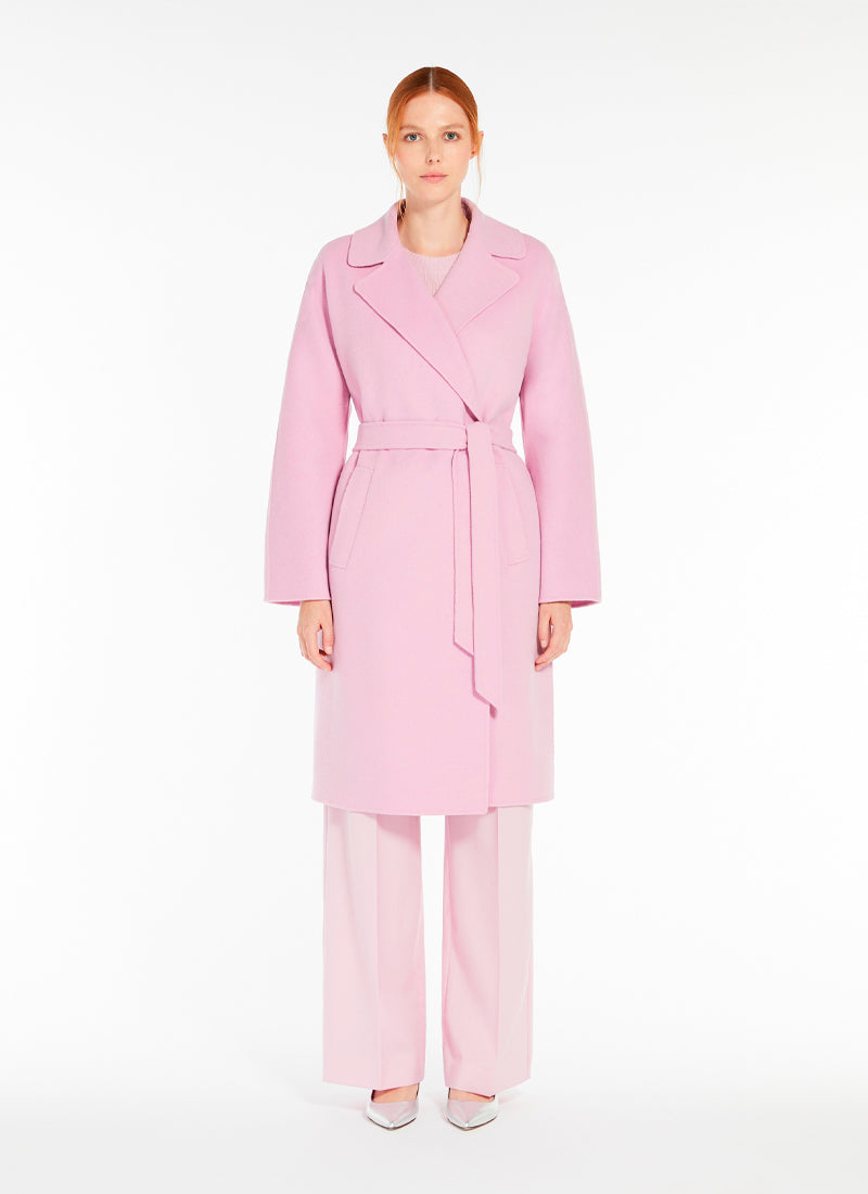 Max Mara Weekend Civada Double Faced Wool Wrap Coat