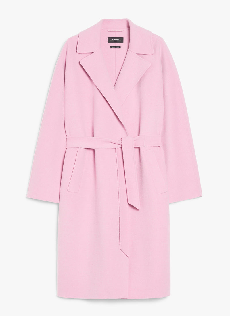 Max Mara Weekend Civada Double Faced Wool Wrap Coat
