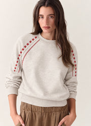 Cloud 9 Fleece Embroidered Crewneck Sweatshirt