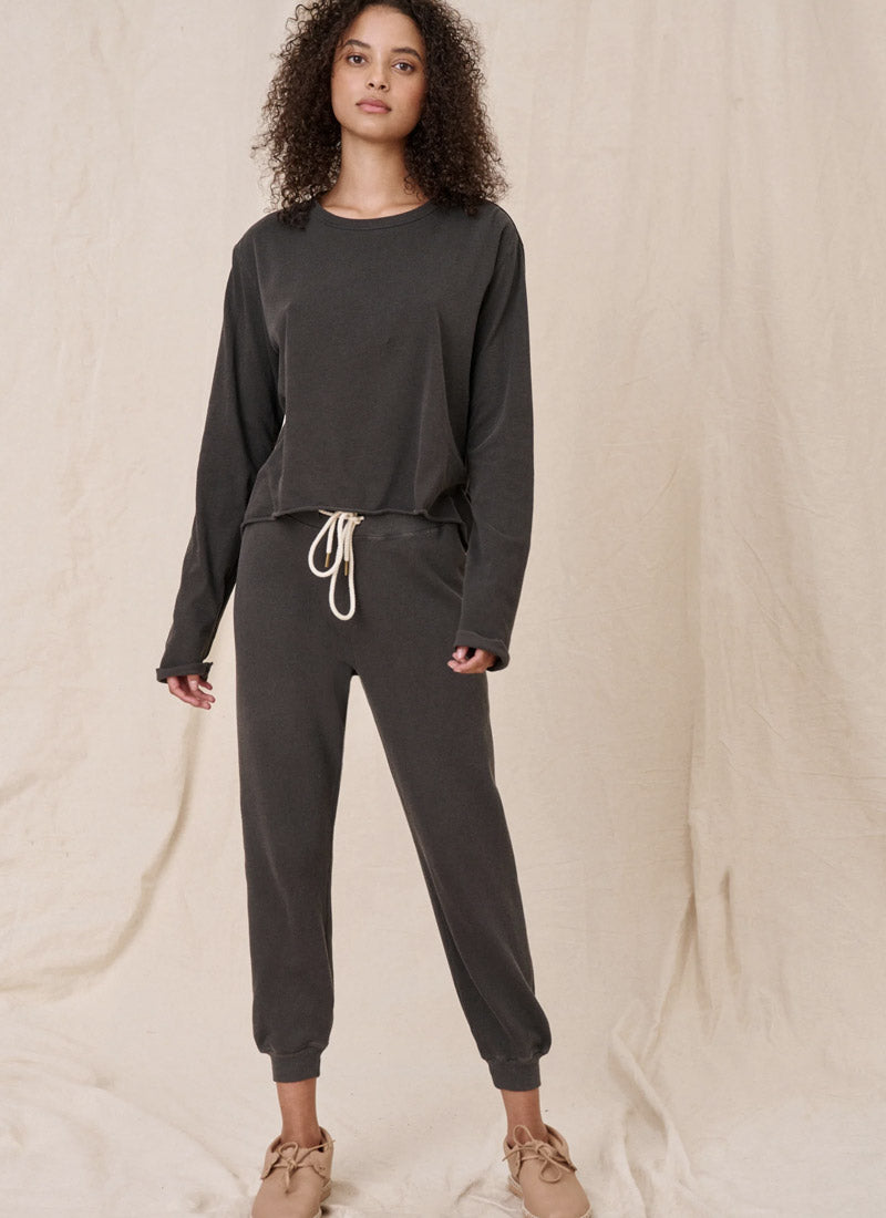 The Great The Long-Sleeve Cropped T-Shirt