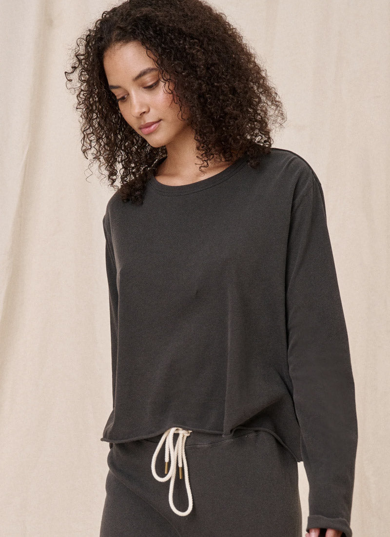 The Great The Long-Sleeve Cropped T-Shirt