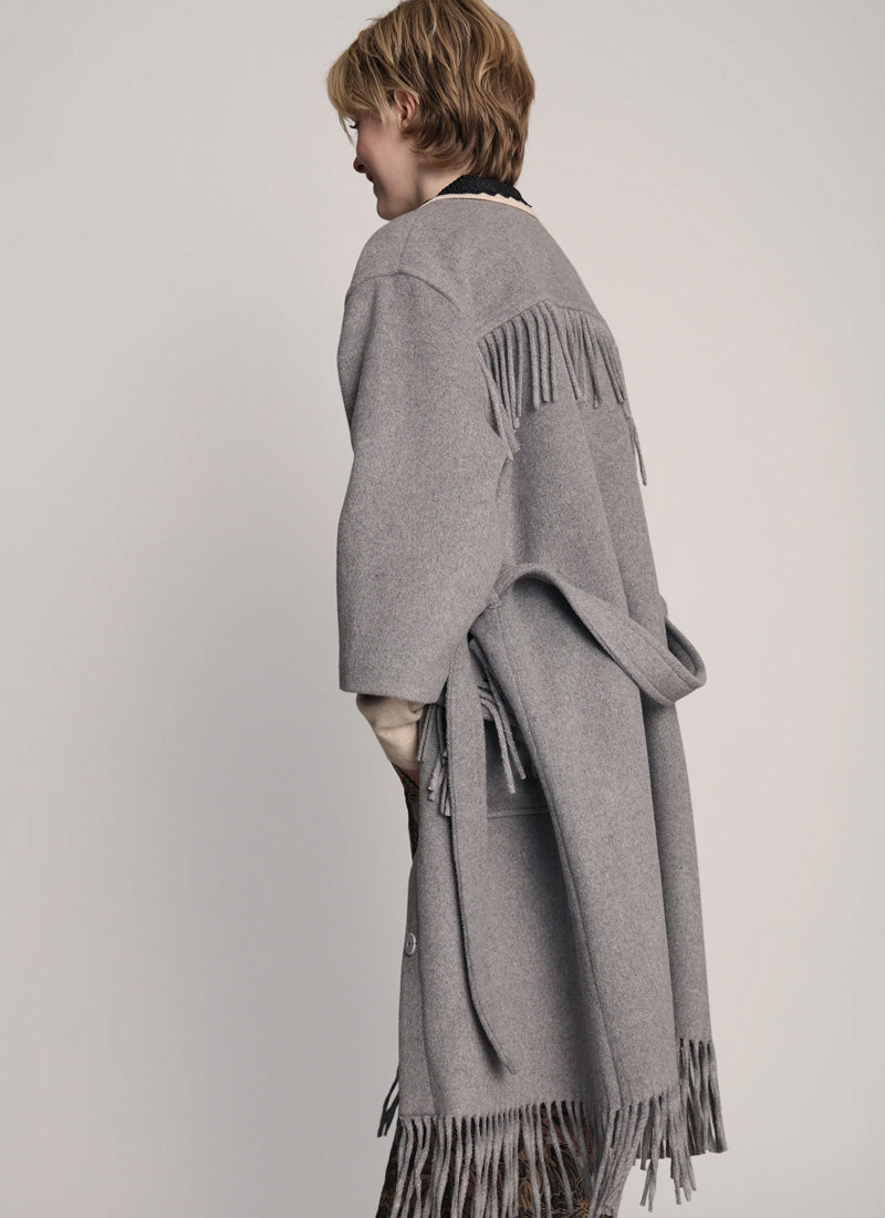 Munthe Cocoli Fringe Coat