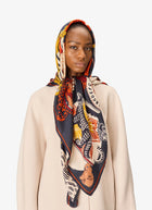 INOUI EDITIONS Collectionneur Cats Silk Modal Scarf