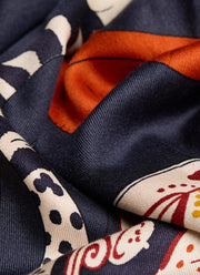 INOUI EDITIONS Collectionneur Cats Silk Modal Scarf