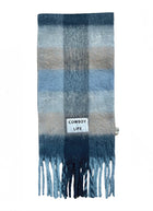 Cowboy Life Check Fringe Scarf