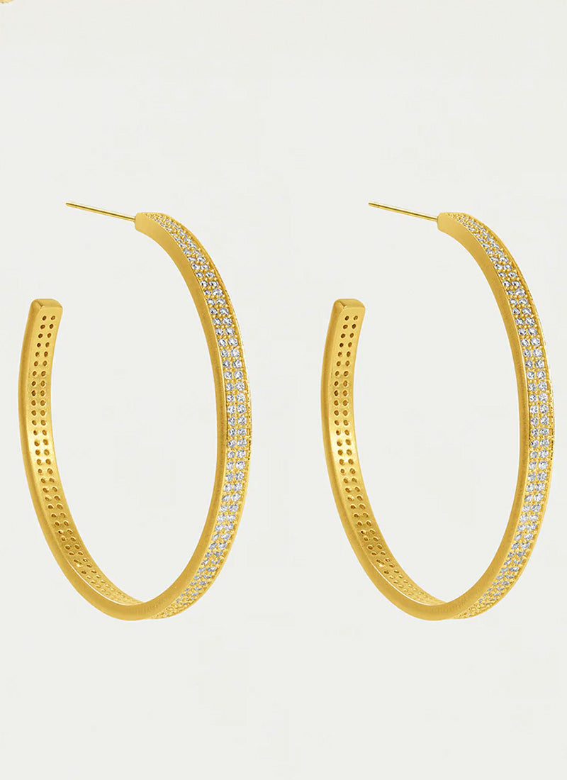 Dean Davidson Petite Pave Midi Hoops