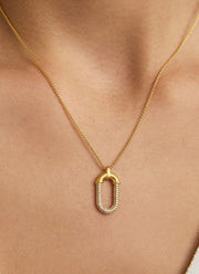 Dean Davidson Solene Pavé Pendant Necklace