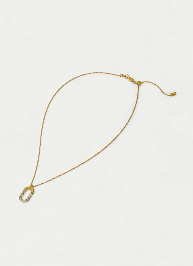 Solene Pavé Pendant Necklace