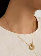 Dean Davidson Colette Pave Hoop Pendant