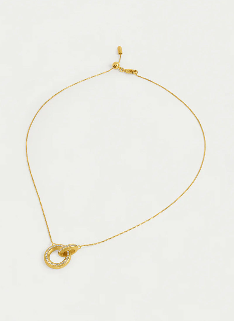 Dean Davidson Colette Pave Hoop Pendant
