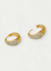 Dean Davidson Margaux Pave Huggie Hoops