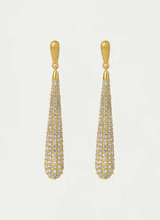 Dean Davidson Margaux Pave Long Drop Earrings