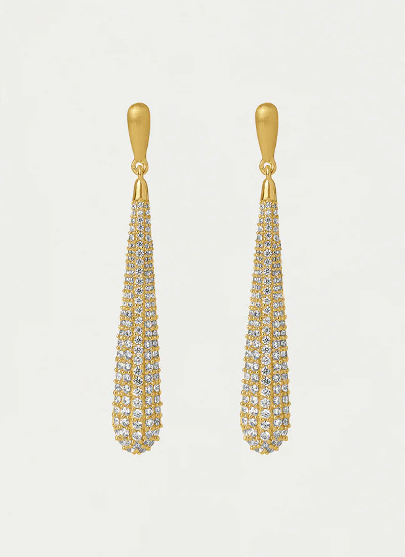Dean Davidson Margaux Pave Long Drop Earrings