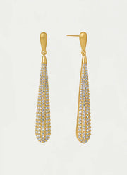 Dean Davidson Margaux Pave Long Drop Earrings