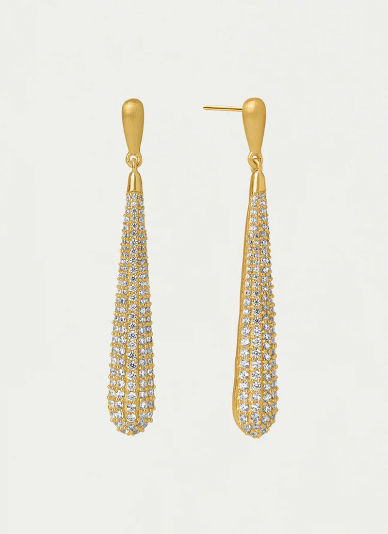 Dean Davidson Margaux Pave Long Drop Earrings