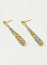 Dean Davidson Margaux Pave Long Drop Earrings