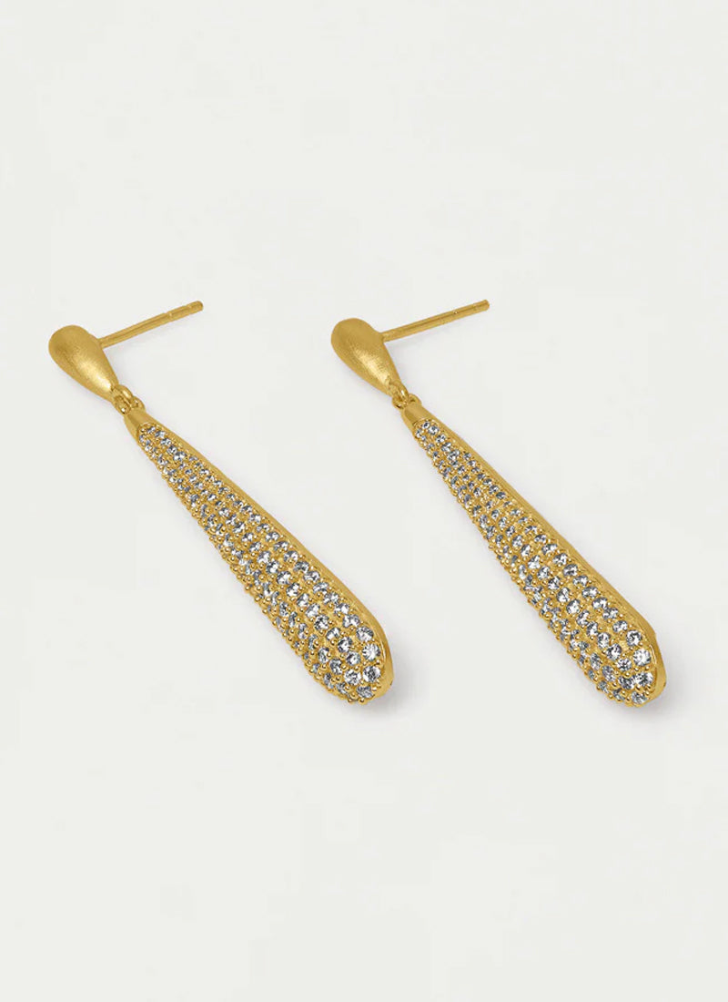 Dean Davidson Margaux Pave Long Drop Earrings