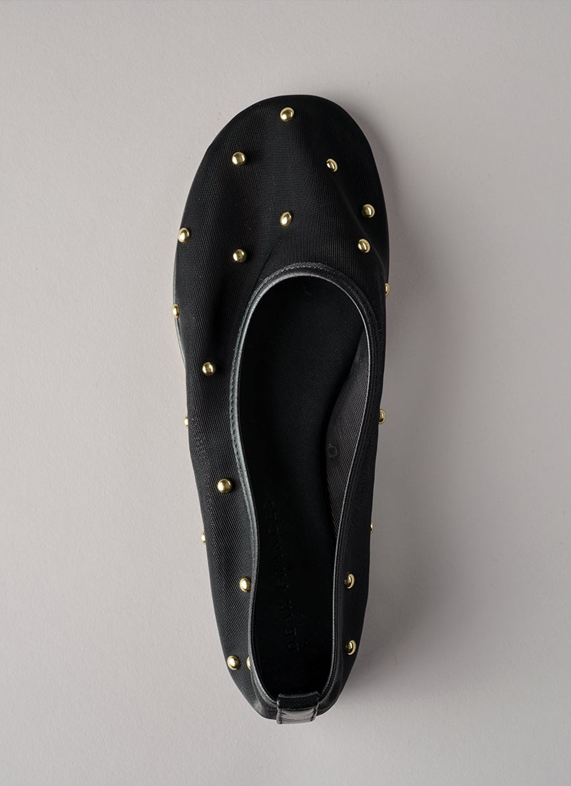 Dear Frances Balla Mesh Flat with studs