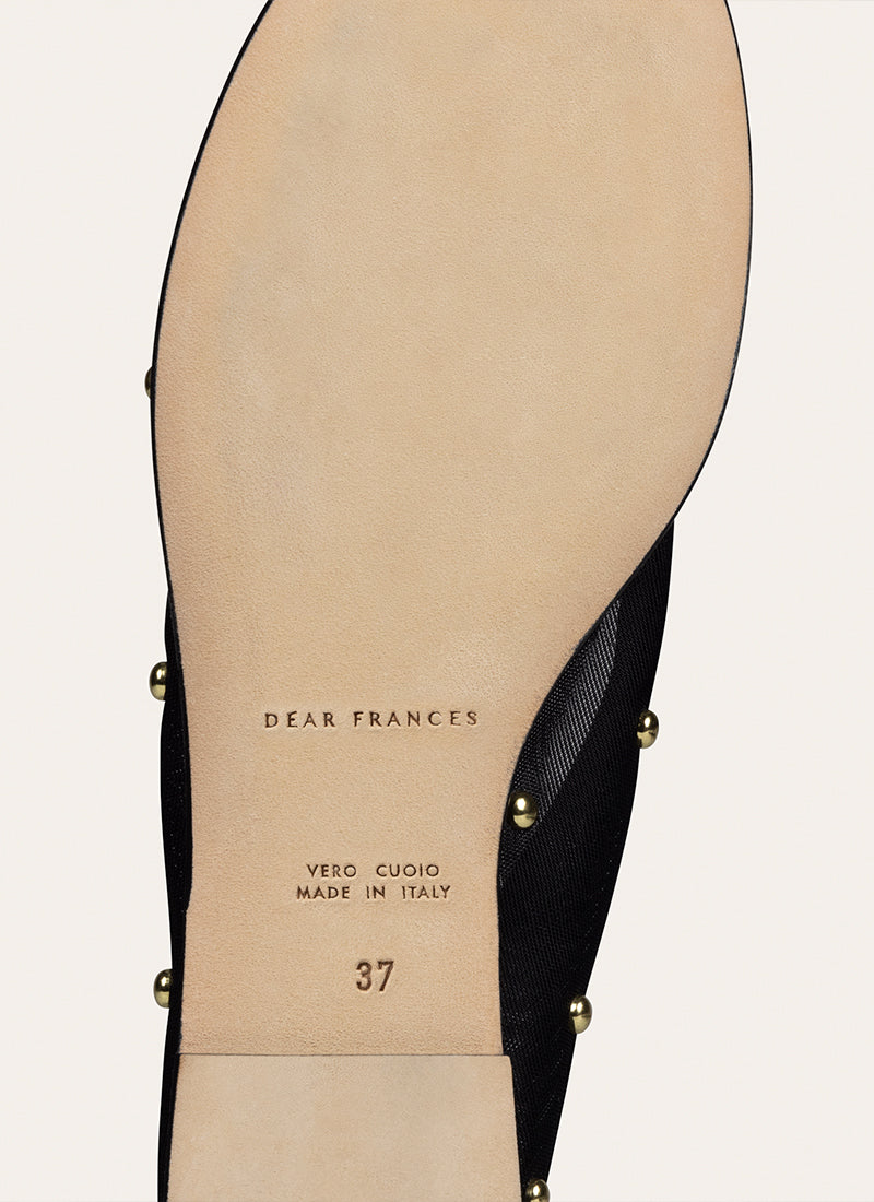 Dear Frances Balla Mesh Flat with studs
