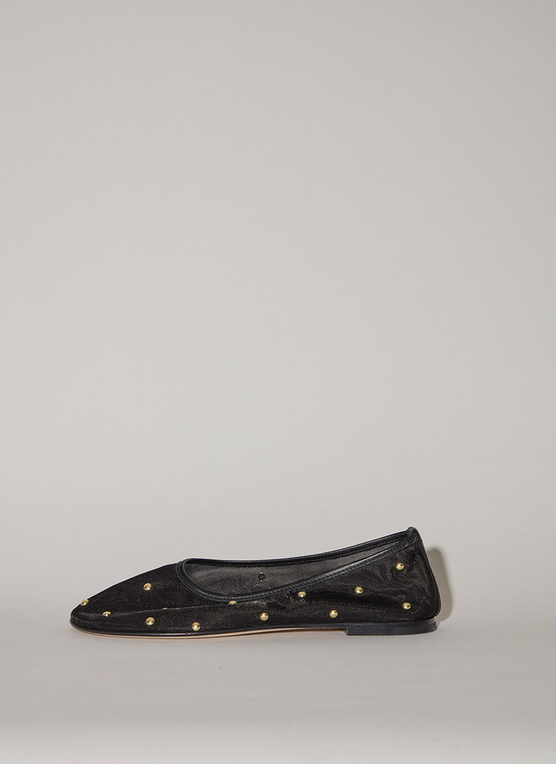 Dear Frances Balla Mesh Flat with studs