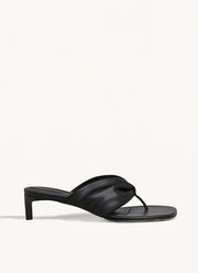 Dear Frances Leather Wrap Mid Heels