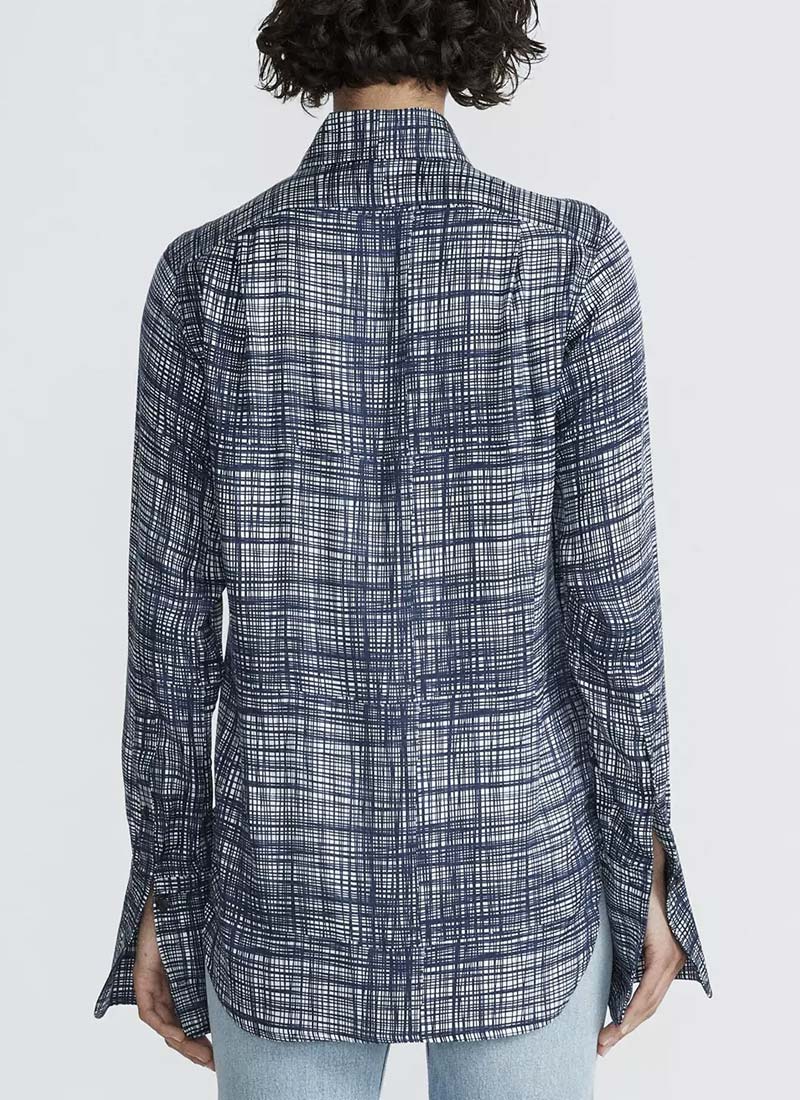 rag & bone Delphine Printed Silk Shirt
