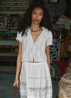 DÔEN Bernadette Cotton Short Sleeve Top