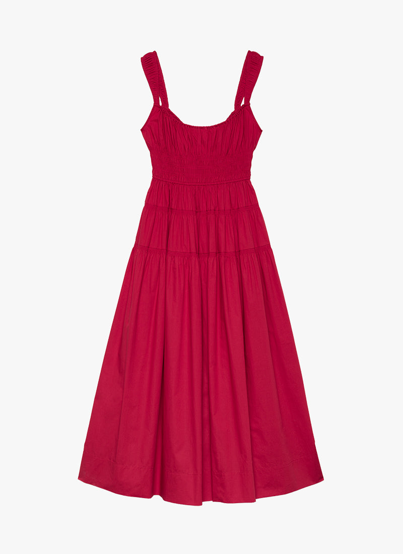 DÔEN Clover Cotton Midi Dress