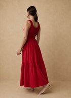 DÔEN Clover Cotton Midi Dress