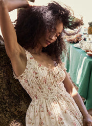 DÔEN Emmaretta Cotton Midi Dress
