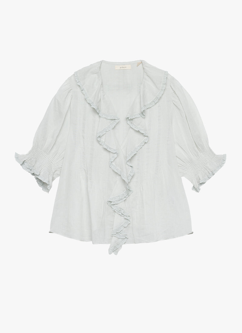 DÔEN Henri Cotton Short Sleeve Top