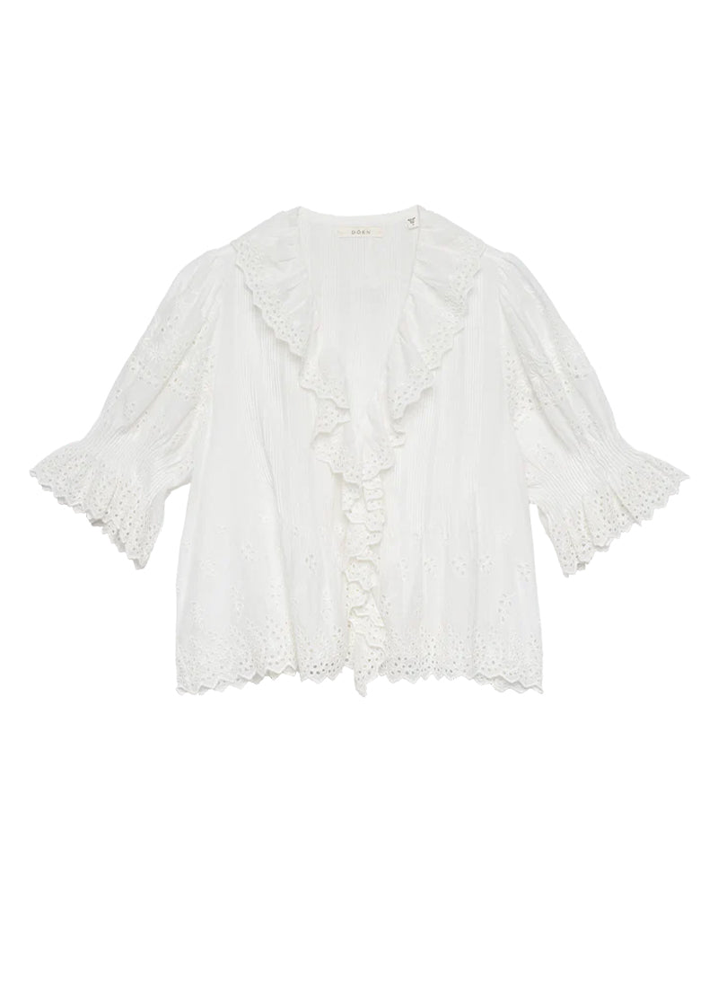DÔEN Henri Eyelet Top