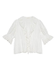 DÔEN Henri Eyelet Top
